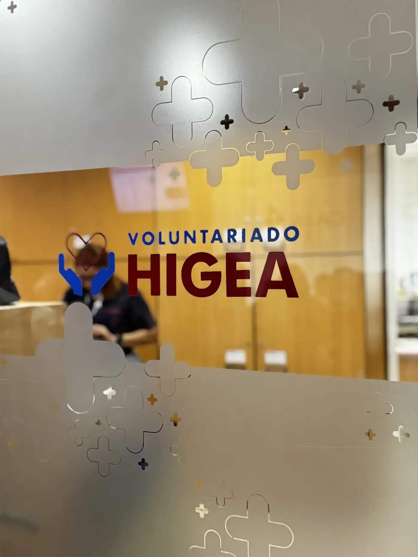 Volunteers supporting cancer patients